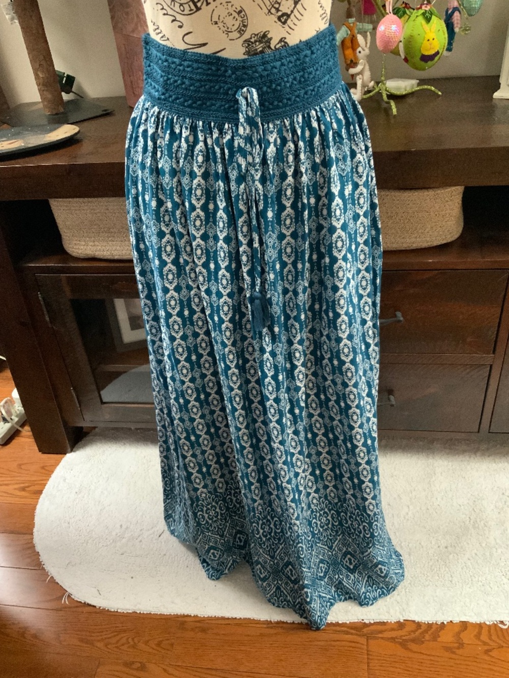 Summer Long Skirt, Summer Top, Bathing Suit Coverup